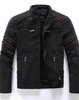 Helvano | Vegane Lederjacke für Herren im Bikerstil