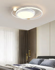 Helvano | Runde LED-Deckenleuchte flach aus Metall