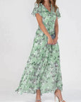 Helvano | Geblümtes Maxikleid für Damen