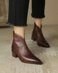 Helvano | Spitze Ankle Boots für Damen