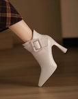 Helvano | Stiefeletten mit Absatz und Schnalle für Damen