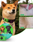 Helvano | Antiparasiten-Halsband für Hunde gegen Flöhe und Zecken