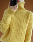 Helvano | Gestrickter Rollkragenpullover für Damen