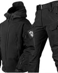 Helvano | Outdoor-Set mit Kapuzenjacke & Cargohose für Herren