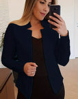 Helvano | Taillierter Damen-Blazer ohne Verschluss
