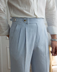 Helvano | Sommerhose mit Bundfalten für Herren
