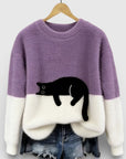 Helvano | Damen-Pullover mit Animal-Print