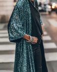 Helvano | Pailletten-Strickjacke für Damen
