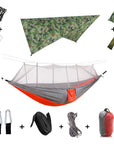 Helvano | Camping-Hängematte für 2 Personen mit Moskitonetz