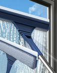 Helvano | 2-in-1 Fensterwischer mit Teleskopstiel