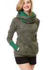 Helvano | Still-Sweatshirt mit Reissverschluss für Damen