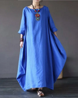 Helvano | Kariertes Baumwollkleid für Damen