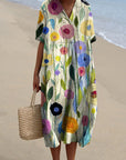 Helvano | Buntes Sommerkleid mit Blumenmuster