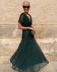 Helvano | Fliessendes Maxikleid für Damen
