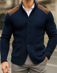 Helvano | Strukturierter Strickblazer für Herren