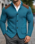 Helvano | Strukturierter Strickblazer für Herren
