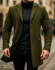 Helvano | Herren-Trenchcoat aus Wollmischung