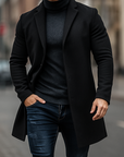 Helvano | Herren-Trenchcoat aus Wollmischung