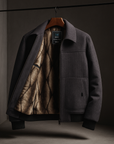 Helvano | Texturierte Zipp-Jacke für Herren