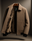 Helvano | Texturierte Zipp-Jacke für Herren