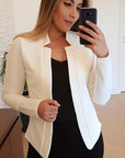 Helvano | Taillierter Damen-Blazer ohne Verschluss