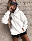 Helvano | Damen Kapuzenpullover mit Fleece-Futter