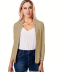 Helvano | Taillierter Damen-Blazer ohne Verschluss