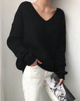 Helvano | Bequemer Pullover mit V-Ausschnitt für Damen