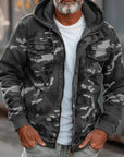 Helvano | Herren Kapuzenjacke im Military-Look