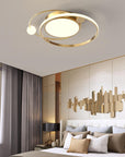 Helvano | Runde LED-Deckenleuchte flach aus Metall