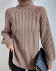 Helvano | Rollkragenpullover mit Raglanärmeln für Damen