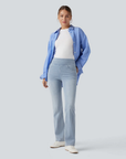 Helvano | Bootcut-Jeans mit hohem Bund für Damen