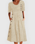 Helvano | Gestreiftes Midikleid für Damen