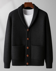 Helvano | Herren Strickjacke mit Knopfleiste