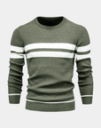 Helvano | Gestreifter Strickpullover für Herren