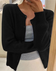 Helvano | Weiche Strickjacke mit Knöpfen für Damen