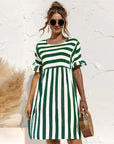 Helvano | Gestreiftes Strandkleid für Damen