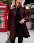 Helvano | Eleganter Trenchcoat für Damen mit Bindegürtel