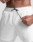 Helvano | 2-in-1 Sportshorts mit Innenhose für Herren