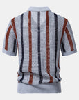 Helvano | Herren Set Häkel-Poloshirt & Leinenhose