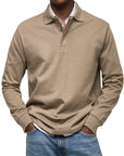 Helvano | Langarm-Poloshirt für Herren