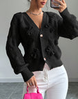 Helvano | Strickjacke mit Schleifendetail für Damen