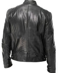 Helvano | Moto-Jacke mit Stehkragen für Herren