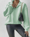 Helvano | Lockerer Half-Zip-Pullover für Damen