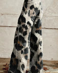 Helvano | Damenhose mit Animal-Print in Weiss
