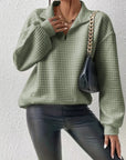 Helvano | Lockerer Half-Zip-Pullover für Damen