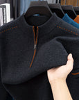 Helvano | Strickpullover mit Half-Zip für Herren
