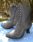 Helvano | Damen Lederstiefel mit Schnürung