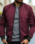Helvano | Strukturierte Zip-Jacke für Herren