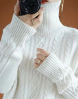 Helvano | Gestrickter Rollkragenpullover für Damen